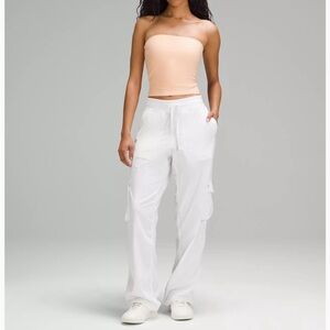 Lululemon Wundermost Ultra-Soft Nulu Tube Top Peach Bellini